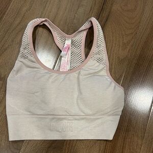 Light Pink VS Pink Racerback Sports Bra Size XS